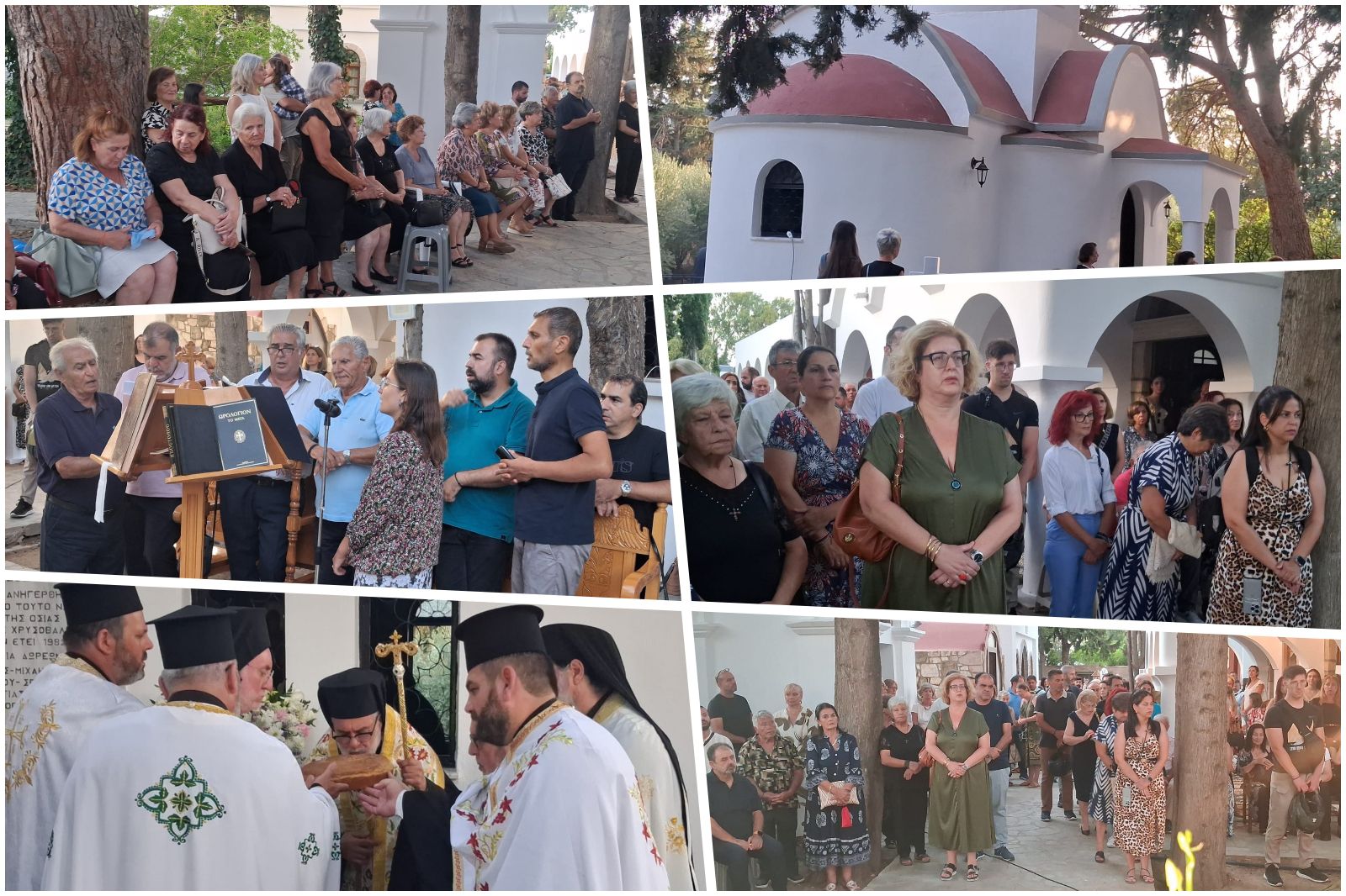Με ευλάβεια ο εσπερινός της εορτής της Οσίας Ειρήνης Χρυσοβαλάντου στην Ιερά Μονή Αγίου Νεκταρίου 