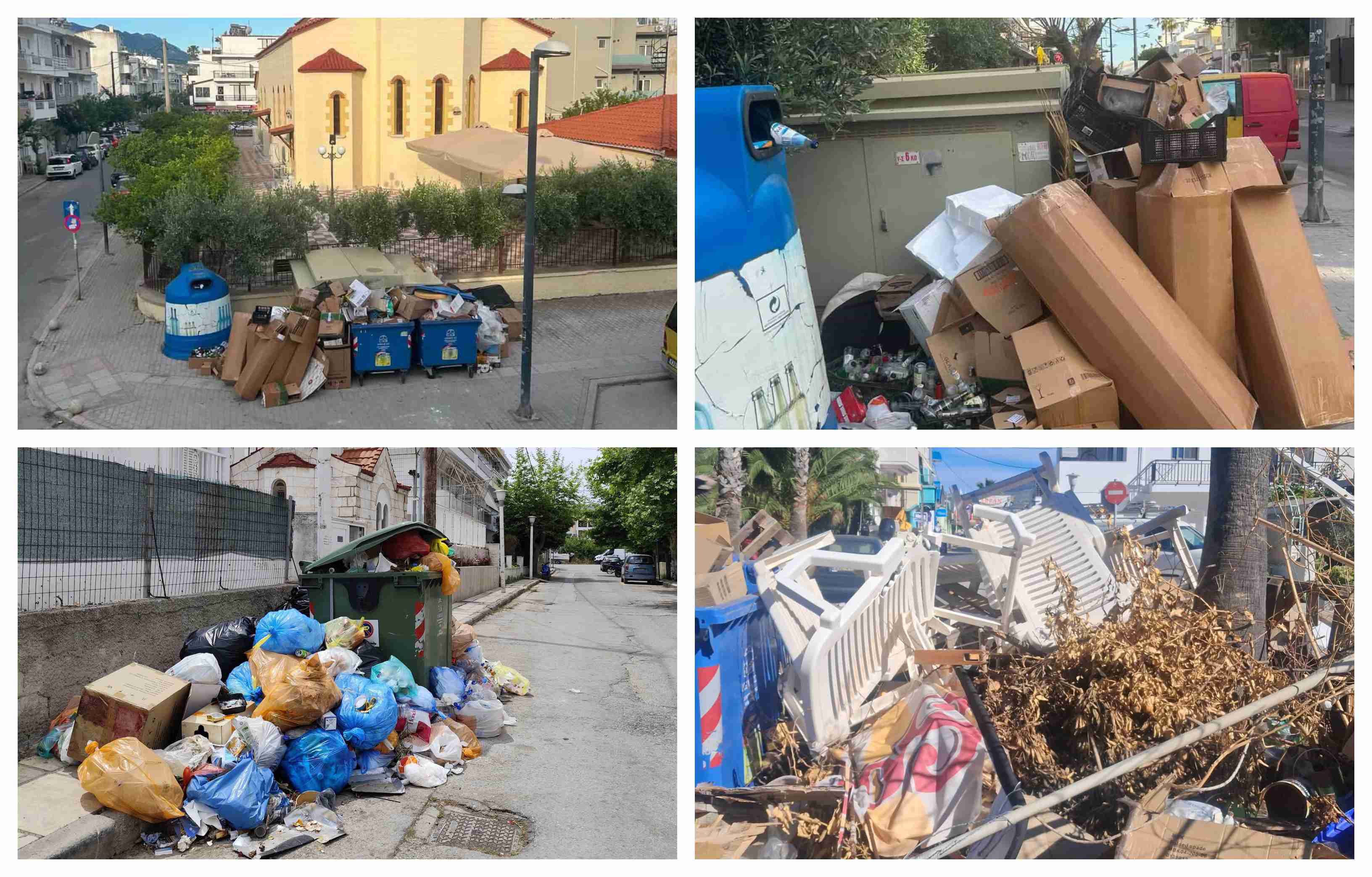 Καθημερινά παράπονα από πολίτες και επαγγελματίες για τα σκουπίδια σε όλο το νησί - Τι απαντά η Αντιδήμαρχος Κ. Χατζηθωμα