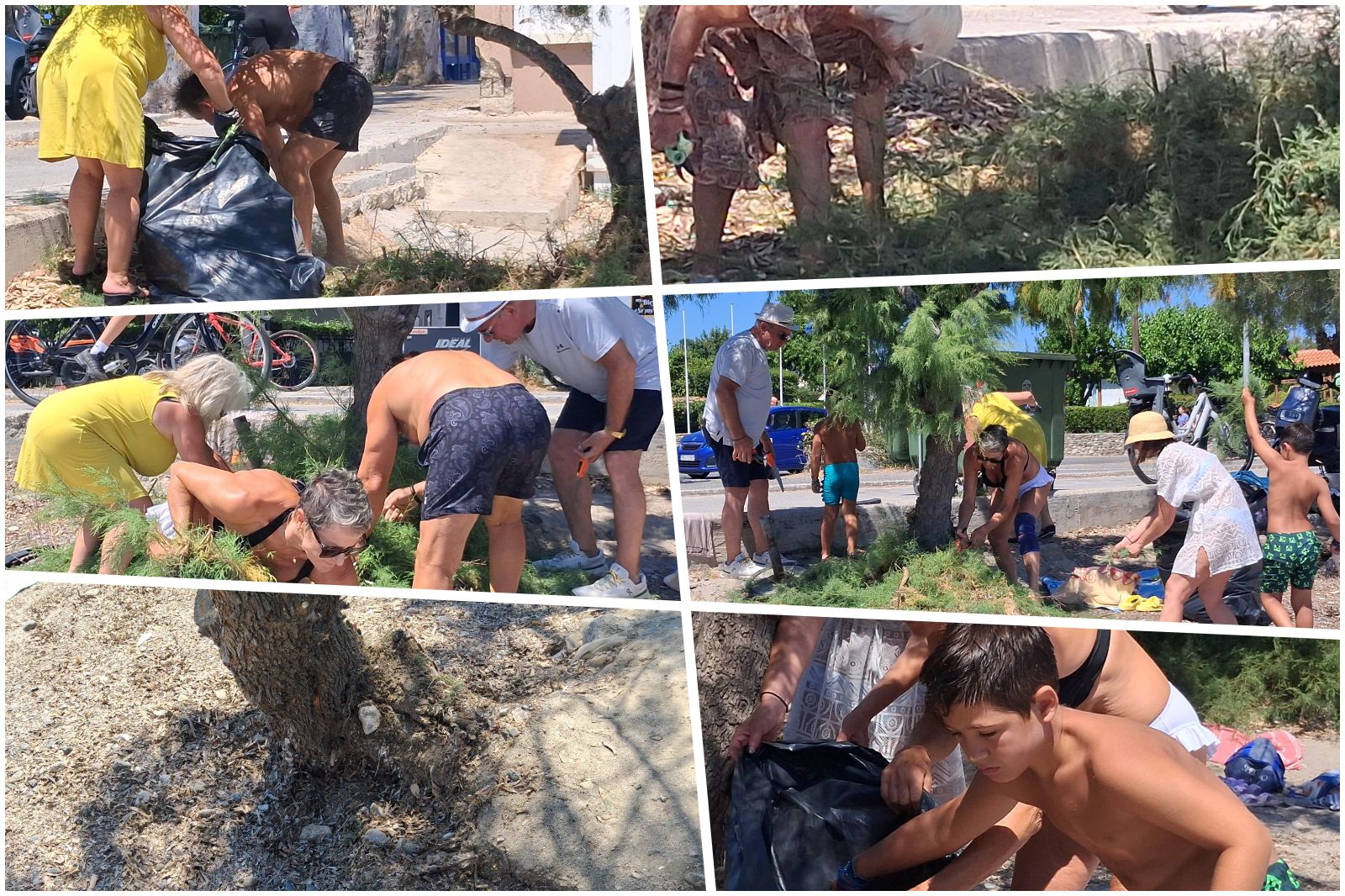 Λουόμενοι καθάρισαν την παραλία δίπλα στην Μαρίνα Κω - Kατηγορούν τον Δήμο για αδιαφορία