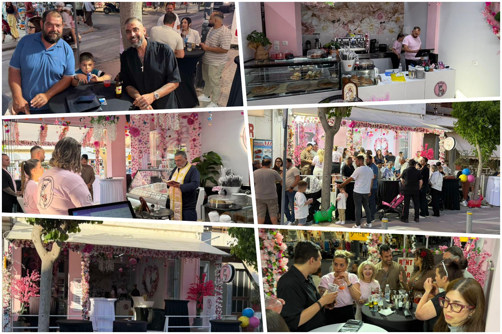 Λαμπερά εγκαίνια για το "Donkey Coffee & More" στην οδό Κανάρη