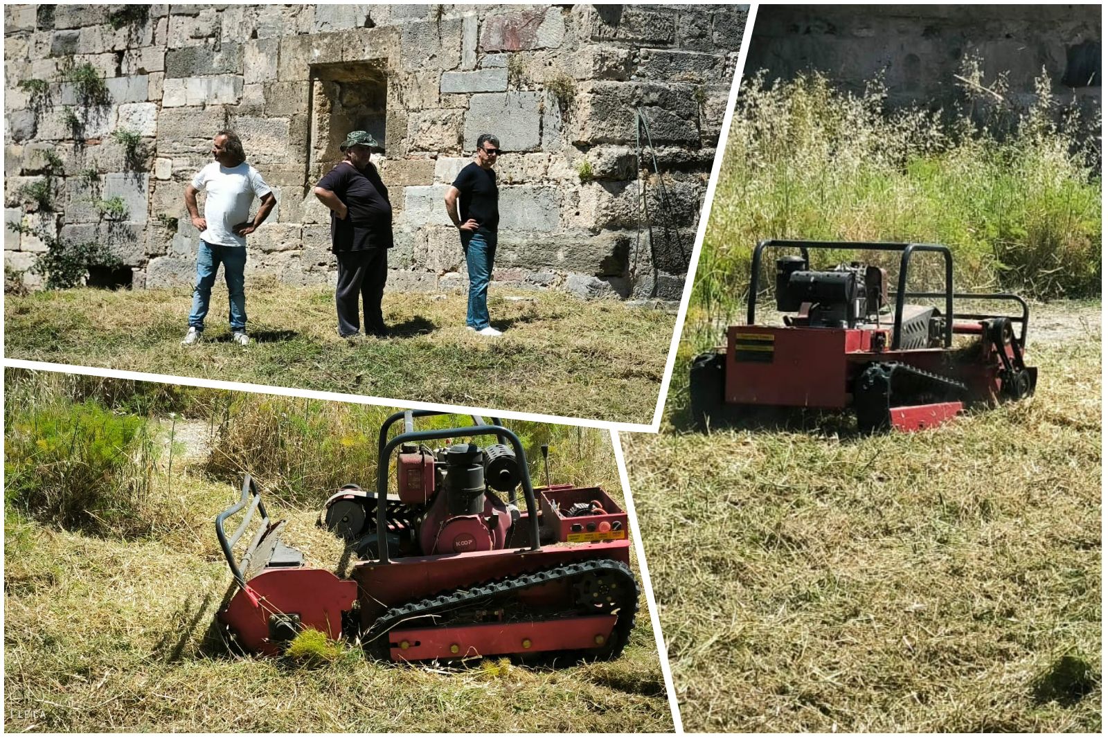 Καθαρισμός του Κάστρου Νερατζιάς από το Δήμο Κω – «Δοκιμάστηκε» το νέο μηχάνημα ρομπότ
