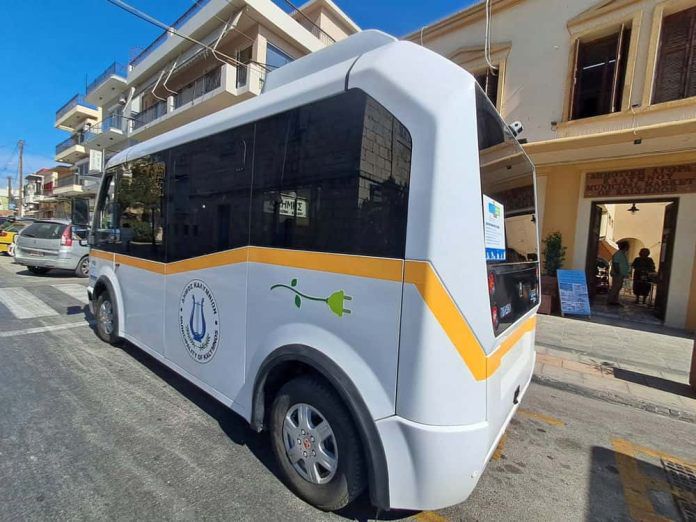 Κάλυμνος: Στους δρόμους το νέο ηλεκτρικό λεωφορείο της Δημοτικής Συγκοινωνίας 