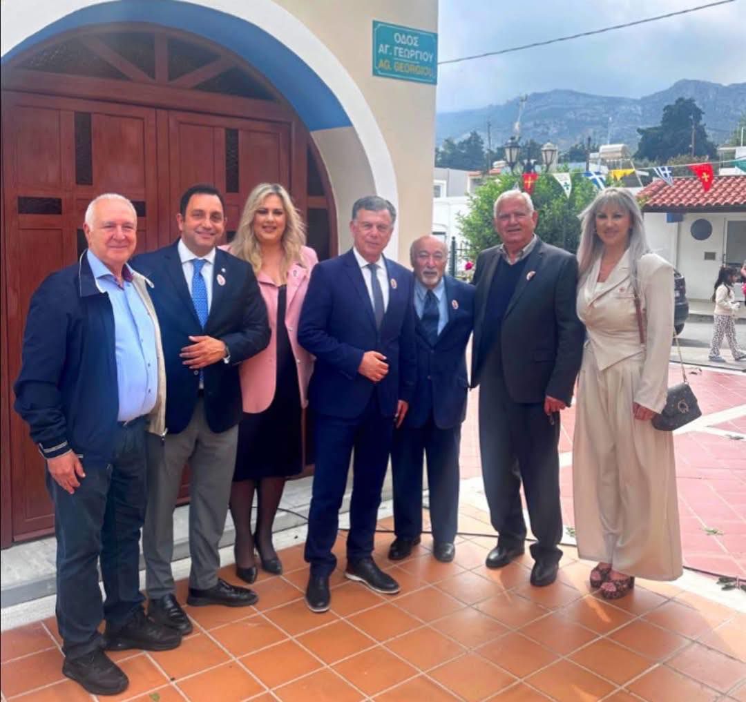 Στο Πυλί για τον εορτασμό του Αγ. Γεωργίου ο πρώην υφυπουργός Βιομηχανίας Καναδά κ. Γιάννης Κάννης