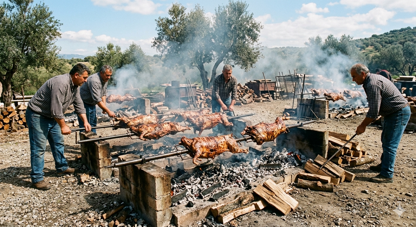 Παραδοσιακό Πάσχα με αρνιά και μουσική στην Πλ. Ελευθερίας Κω (την Δευτέρα του Πάσχα)