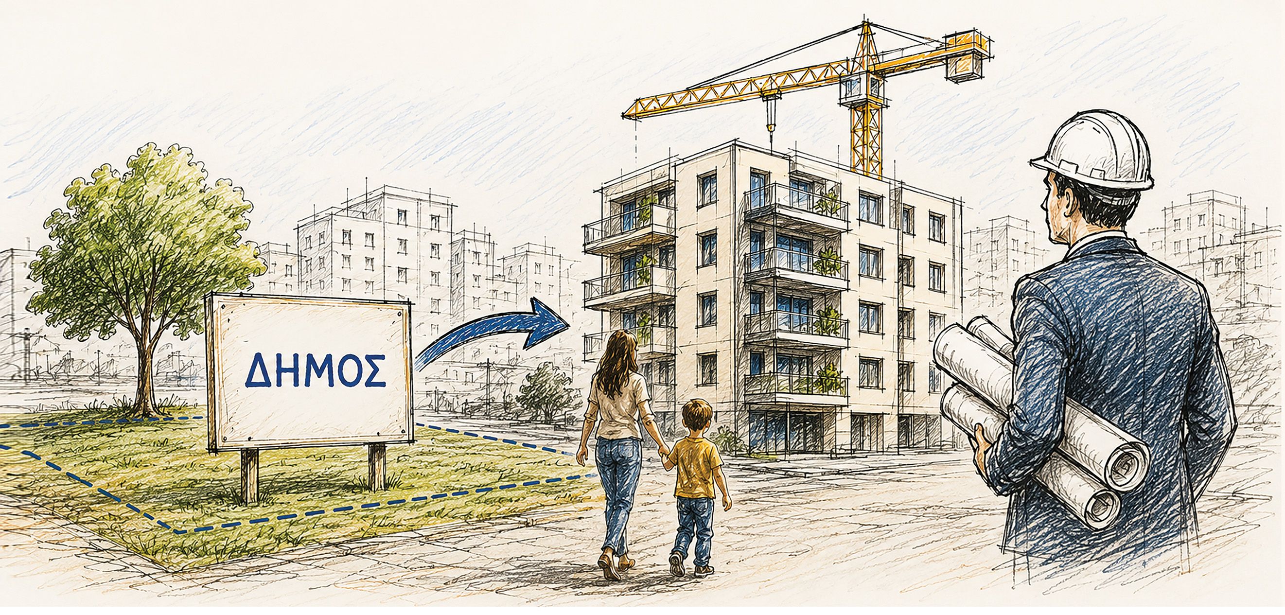 “Φρένο” στην στεγαστική κρίση επιχειρεί να βάλει ο νέος νόμος για την κοινωνική αντιπαροχή - Ο Δήμος θα βάζει το οικόπεδο και ο ιδιώτης κεφάλαιο & εργασία