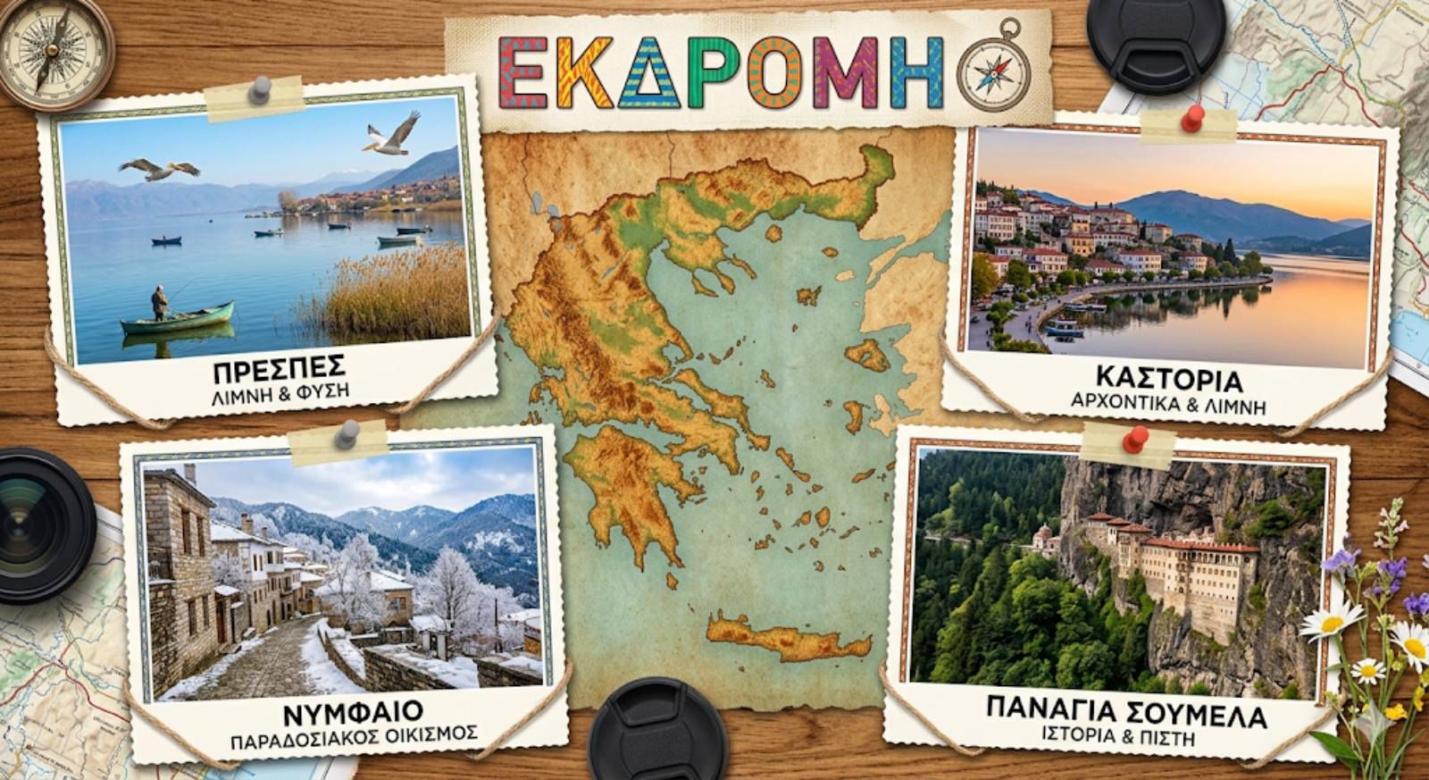 Εκδρομή του Σωματείου Συνταξιούχων ΙΚΑ Κω σε Πρέσπες, Καστοριά, Νυμφαίο και Παναγιά Σουμελά