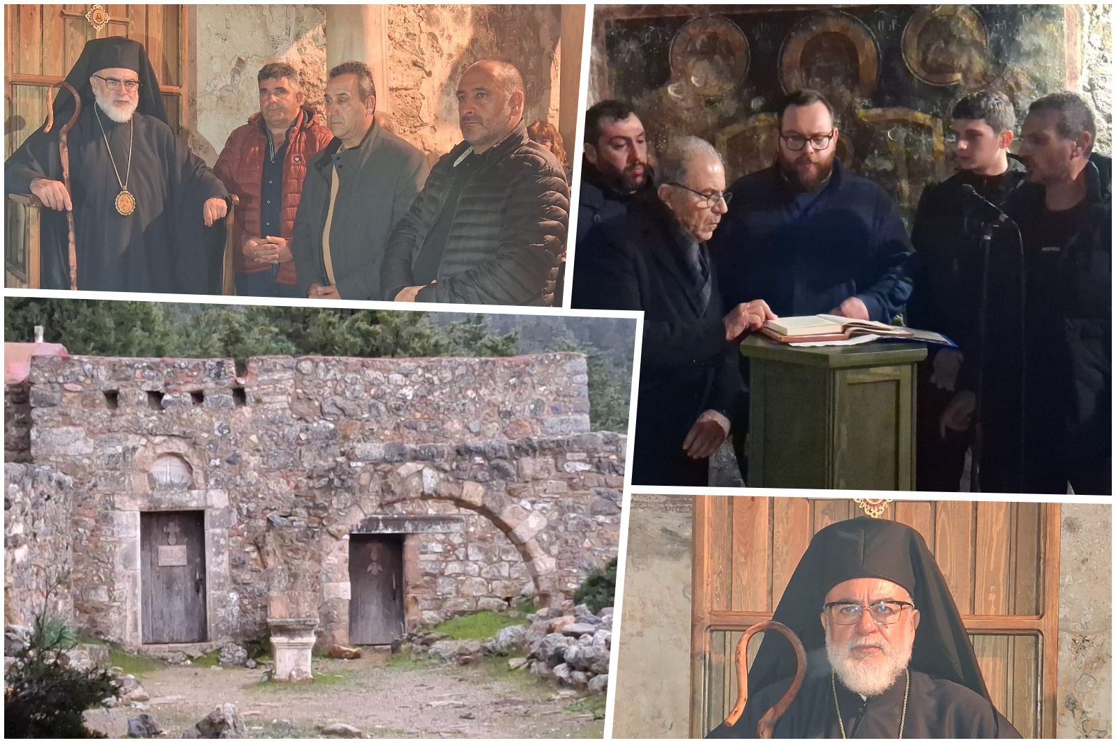 Με κατάνυξη ο εσπερινός στην Παναγιά Καστριανή στο Παλιό Πυλί