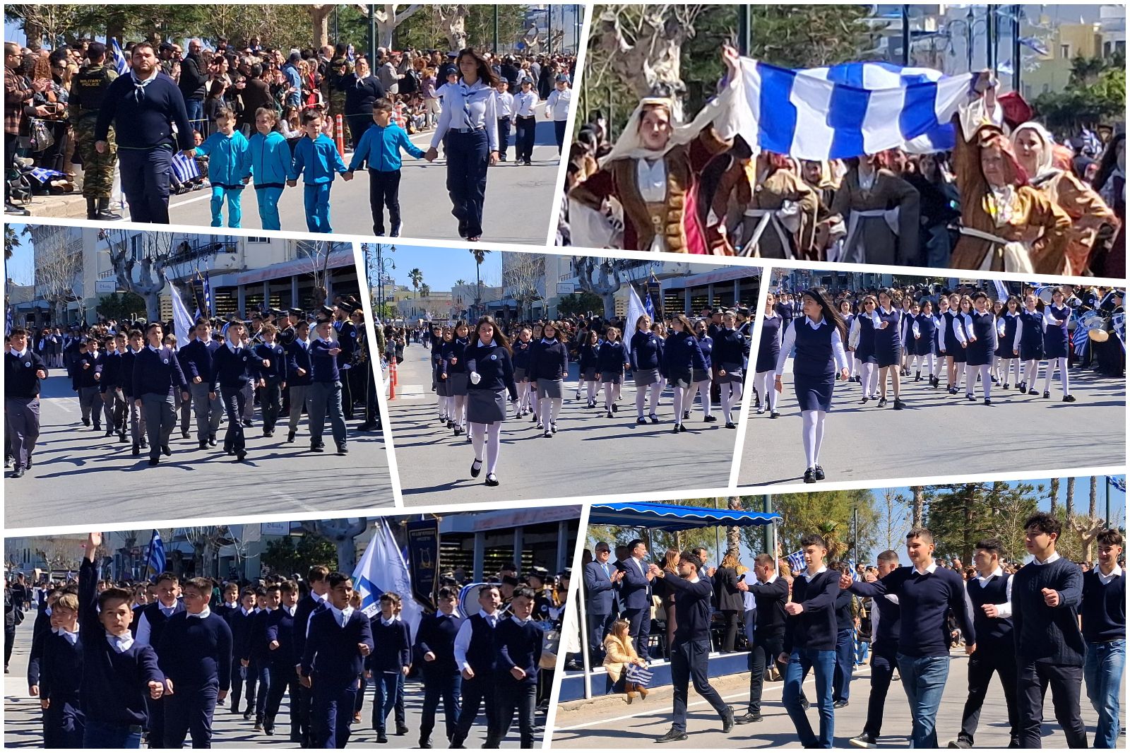 Με εθνική υπερηφάνεια η παρέλαση της 7ης Μαρτίου στην πόλη της Κω