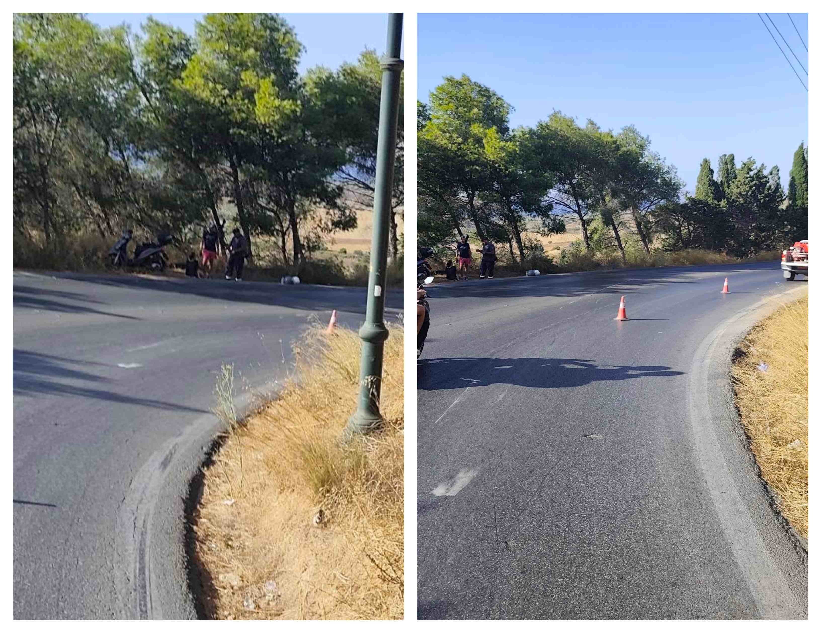 Tρoχαίο με μηχανάκι στις "Πόρτες" Αντιμάχειας - Άμεση παρέμβαση της ΛΕΚ Κω