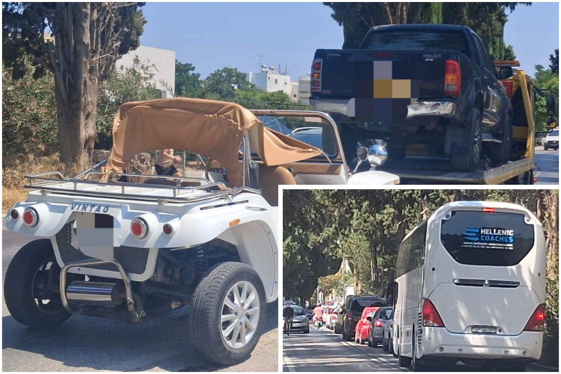 Μποτιλιάρισμα μετά από τροχαίο στο κέντρο της Κω 