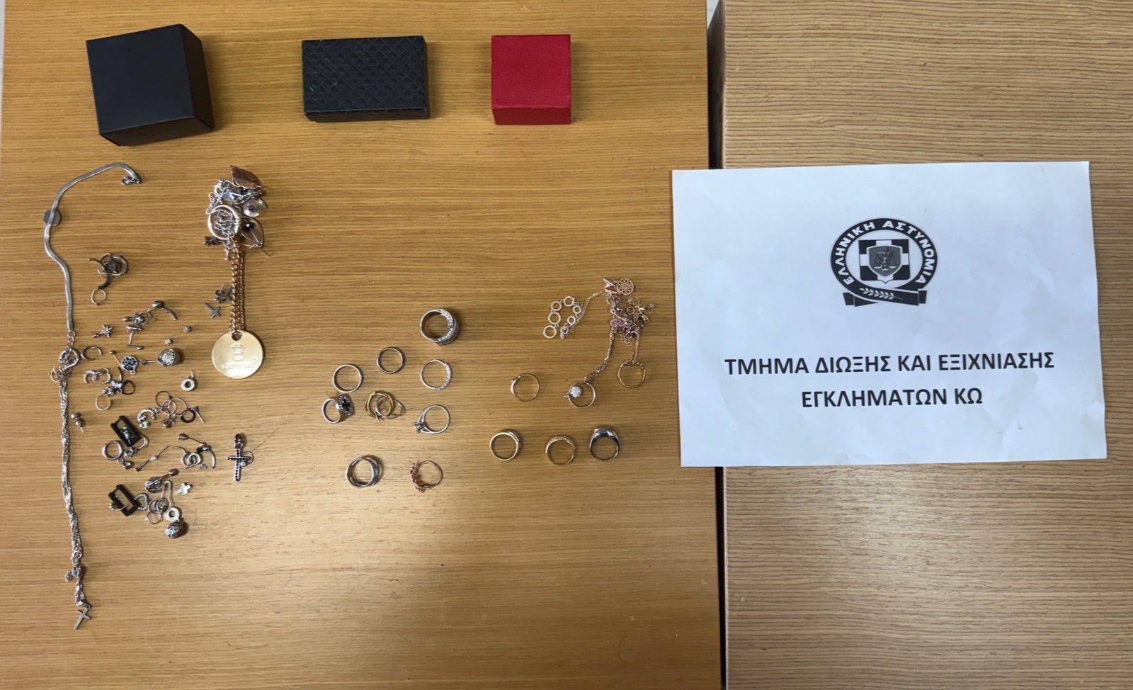 Εξιχνιάστηκε άμεσα υπόθεση αφαίρεσης κοσμημάτων στην Κω