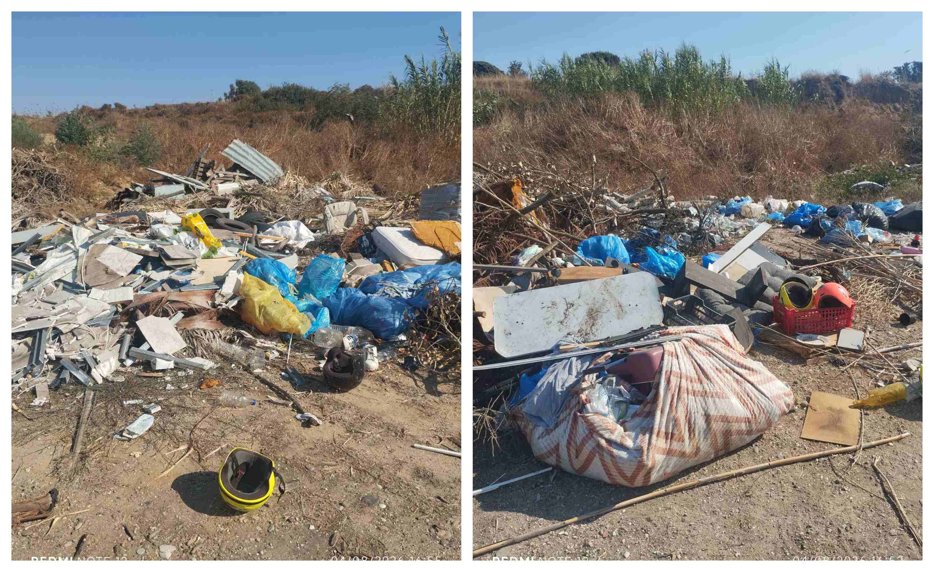 Πρόστιμα της Πυροσβεστικής για ρίψη απορριμμάτων και καυστών υλικών στο Μαστιχάρι