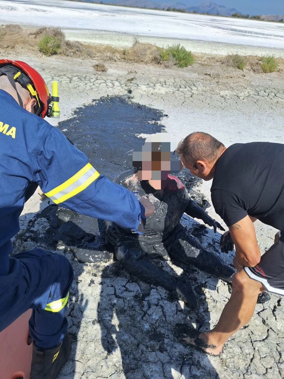 Γυναίκα εγκλωβίστηκε σε βάλτο στην Αλυκή (Τιγκάκι) και σώθηκε από την Πυροσβεστική