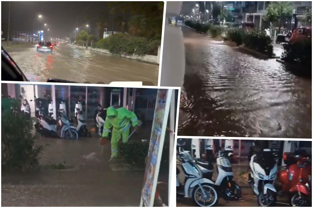 Προβλήματα απο την ισχυρή βροχόπτωση - Πλημμύρισε η Αβέρωφ και ο δρόμος στου "Σκλαβενιτη"