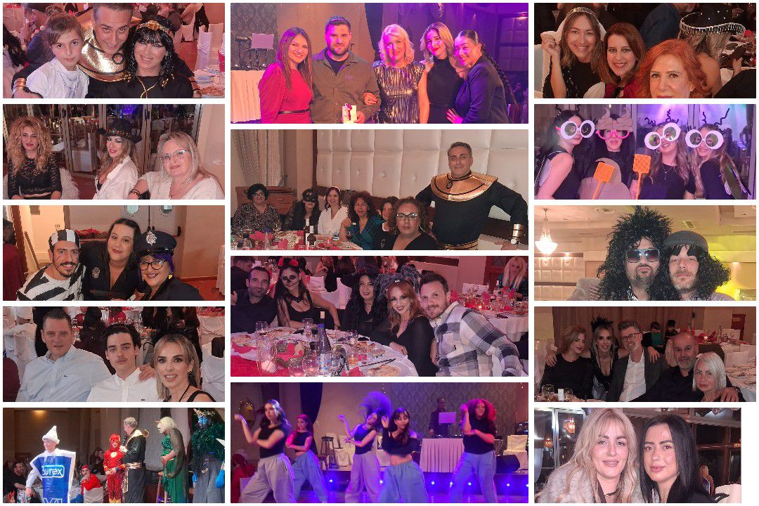 Αποκριάτικο κλίμα και γιορτινή ατμόσφαιρα στη χοροεσπερίδα του Σωματείου κουρέων - κομμωτών Κω