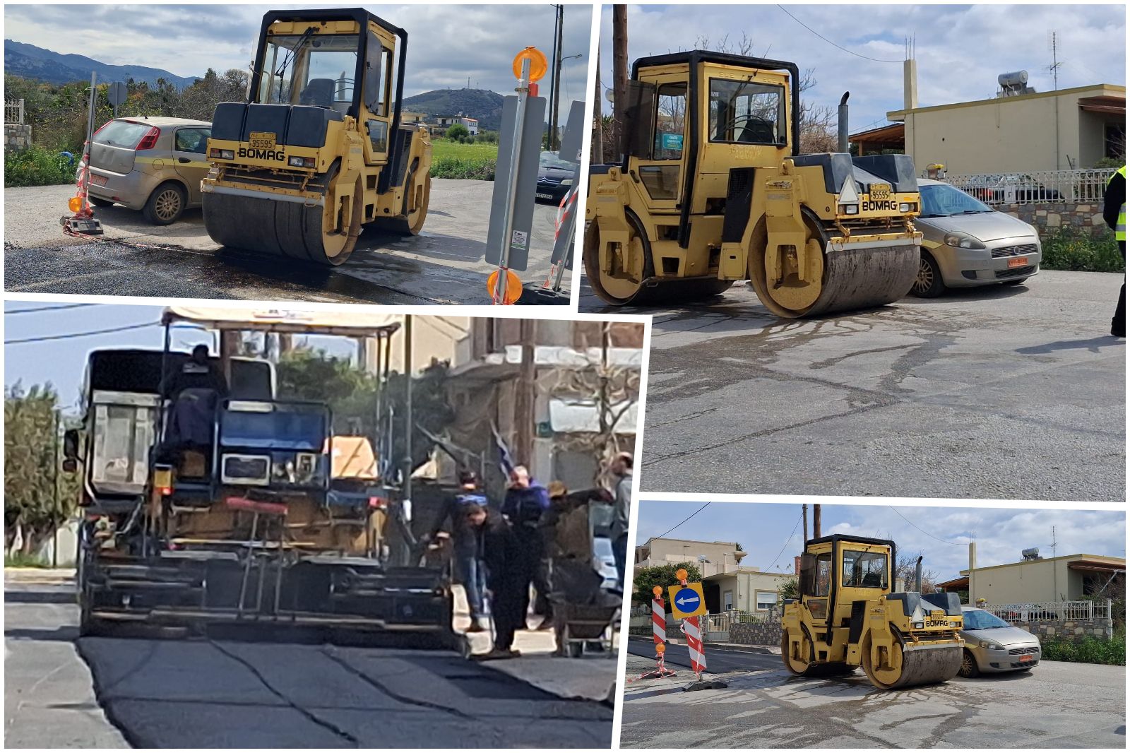 Ξεκίνησε η ασφαλτόστρωση στο Ζηπάρι - Την επόμενη εβδομάδα αναμένεται να δοθεί ο δρόμος στην κυκλοφορία