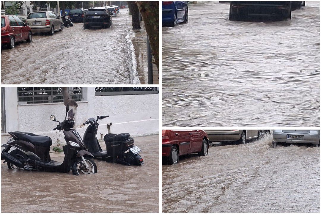 Προβλήματα από την σημερινή βροχόπτωση - Πλημμύρισαν δρόμοι στην πόλη της Κω 