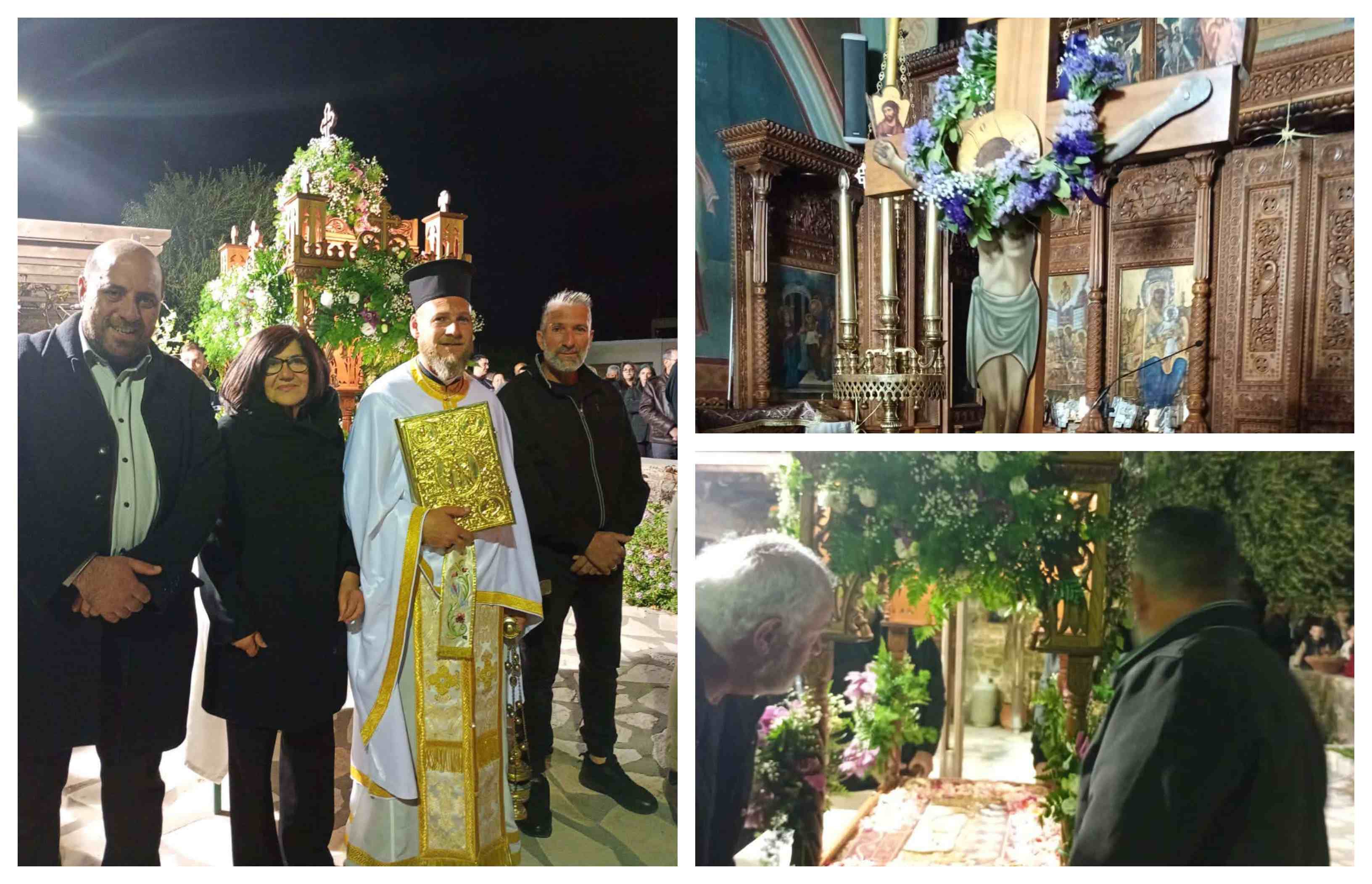 H περιφορά του Επιταφίου στoν Ι.Ν. Κοιμήσεως της Θεοτόκου στην Αντιμάχεια