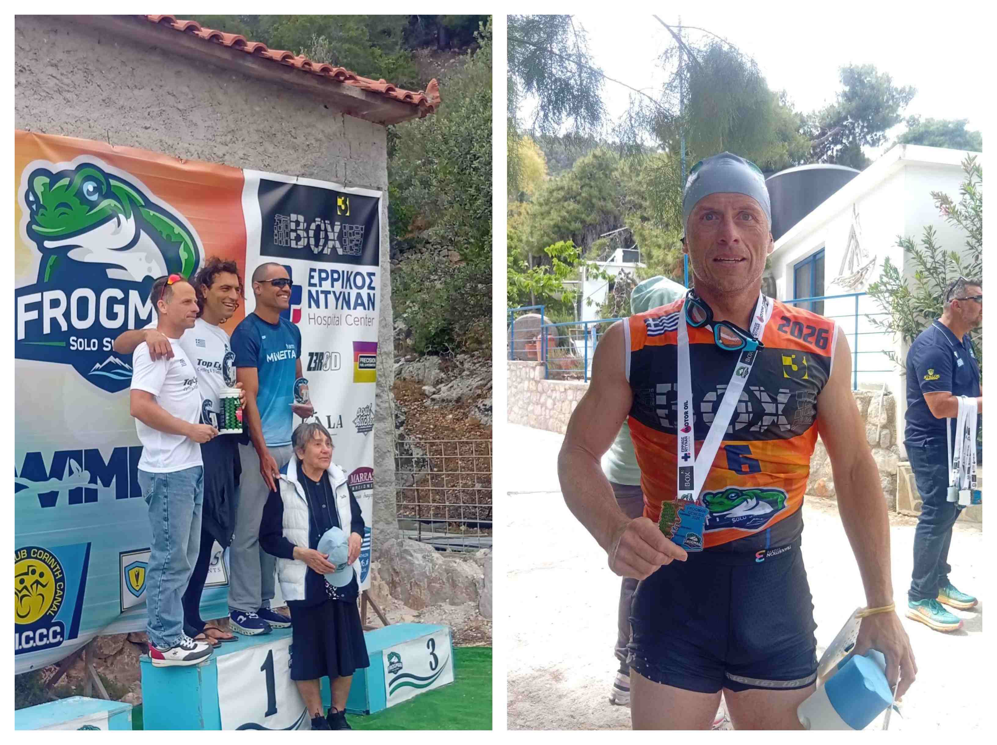 Ο Γιώργος Δούβας κατέκτησε την 2η θέση στο "Frogman swimrun"