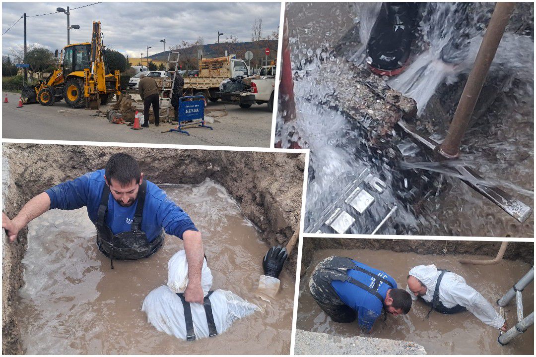 Διακοπή υδροδότησης στην Κω λογω ζημιάς στο δίκτυο ύδρευσης 