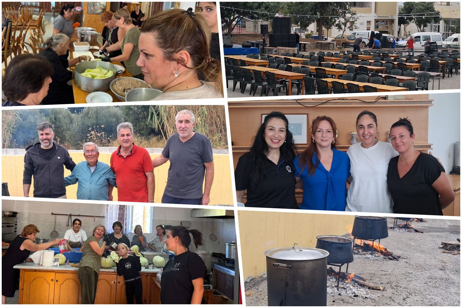 Φωτιά έχουν πάρει τα καζάνια για τα σημερινά χοιροσφάγια του ΑΠΕΛΛΗ στο Πυλί