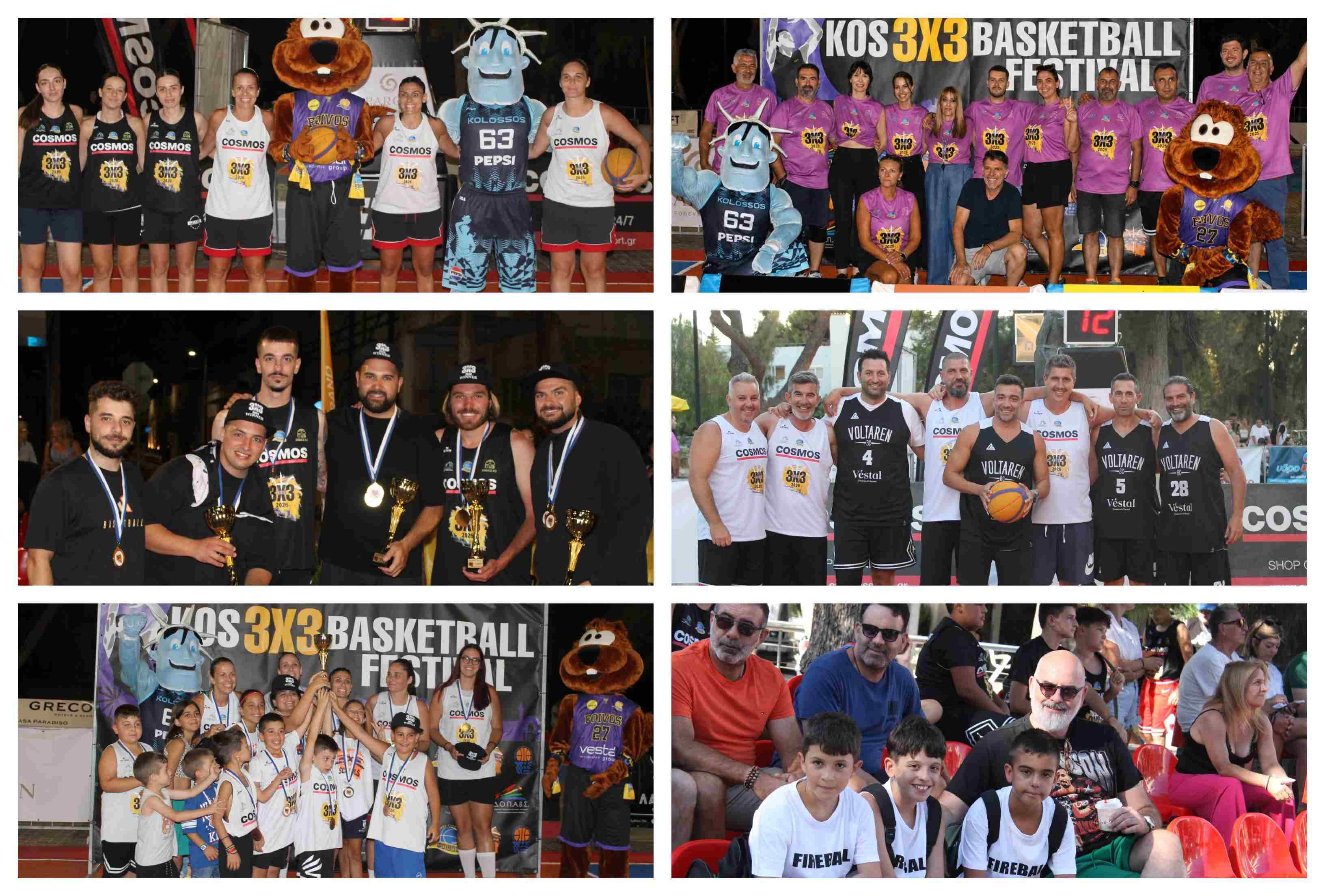 Mε απόλυτη επιτυχία ολοκληρώθηκε το  9ο Kos 3X3 Basketball Festival