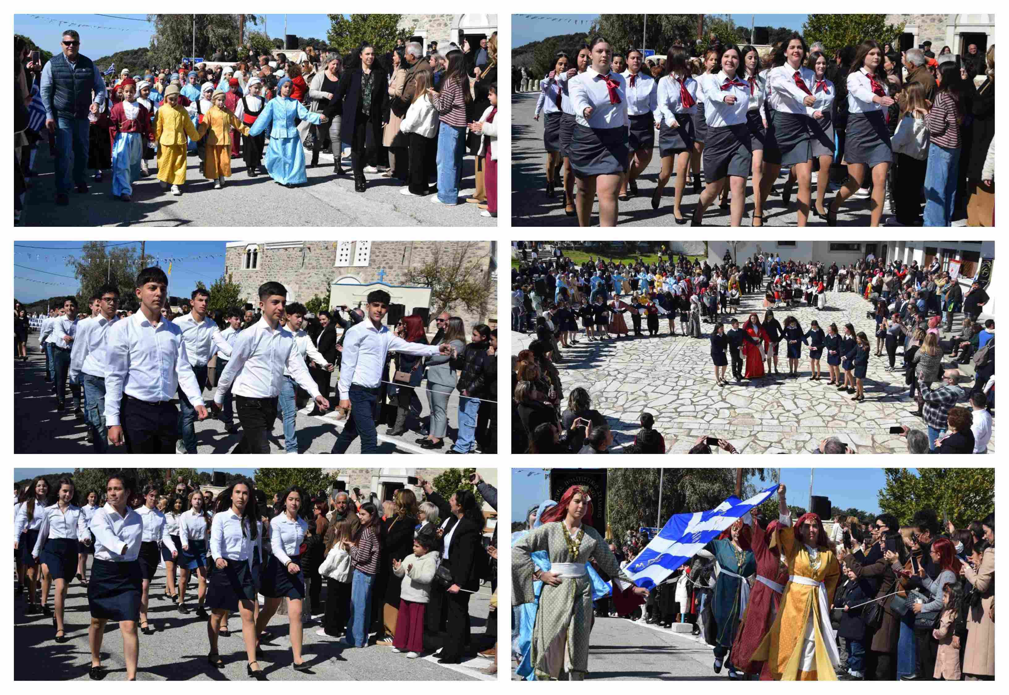 Mε λαμπρότητα η παρέλαση της 7ης Μαρτίου στην Ευαγγελίστρια Ασφενδιού