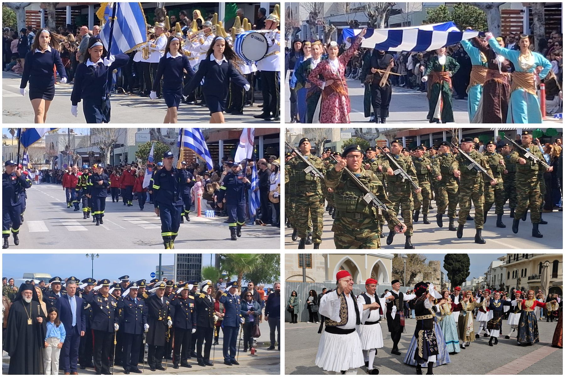 Η Κως τίμησε την 25η Μαρτίου - Πλήθος κόσμου παρακολούθησε την παρέλαση στην πόλη