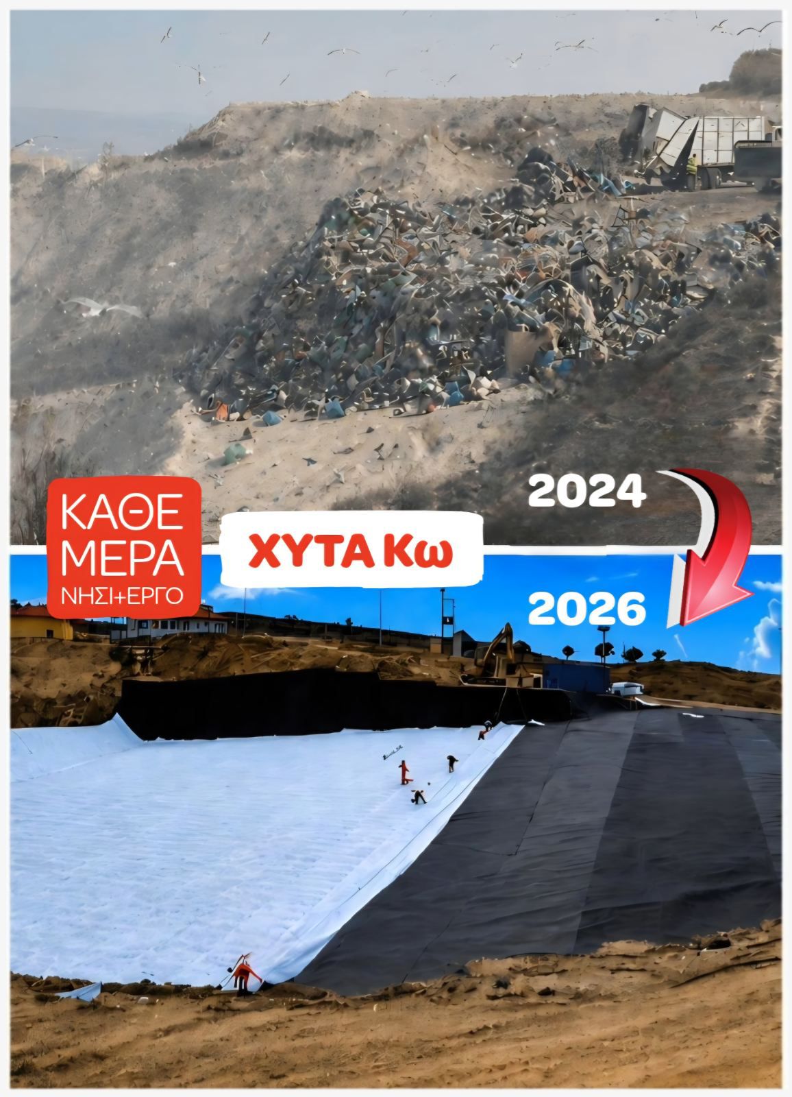 Γ. Χατζημάρκος για ΧΥΤΑ ΚΩ (για την Ημέρα Περιβάλλοντος): Από μια πληγή για το νησί, σε μια σύγχρονη περιβαλλοντική υποδομή