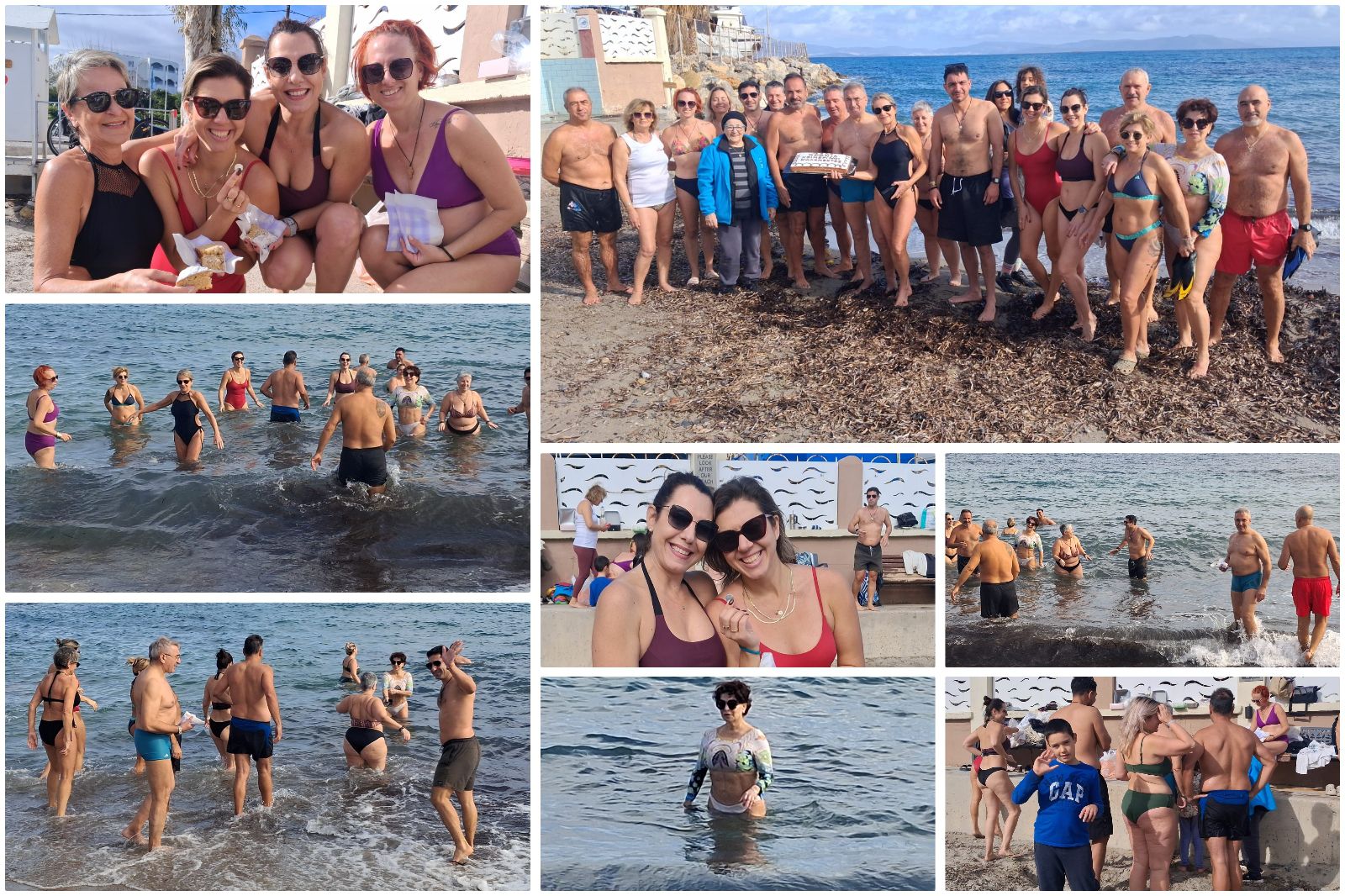 Πρωινό μπάνιο και κοπή πίτας για τους Χειμερινούς Κολυμβητές Κω