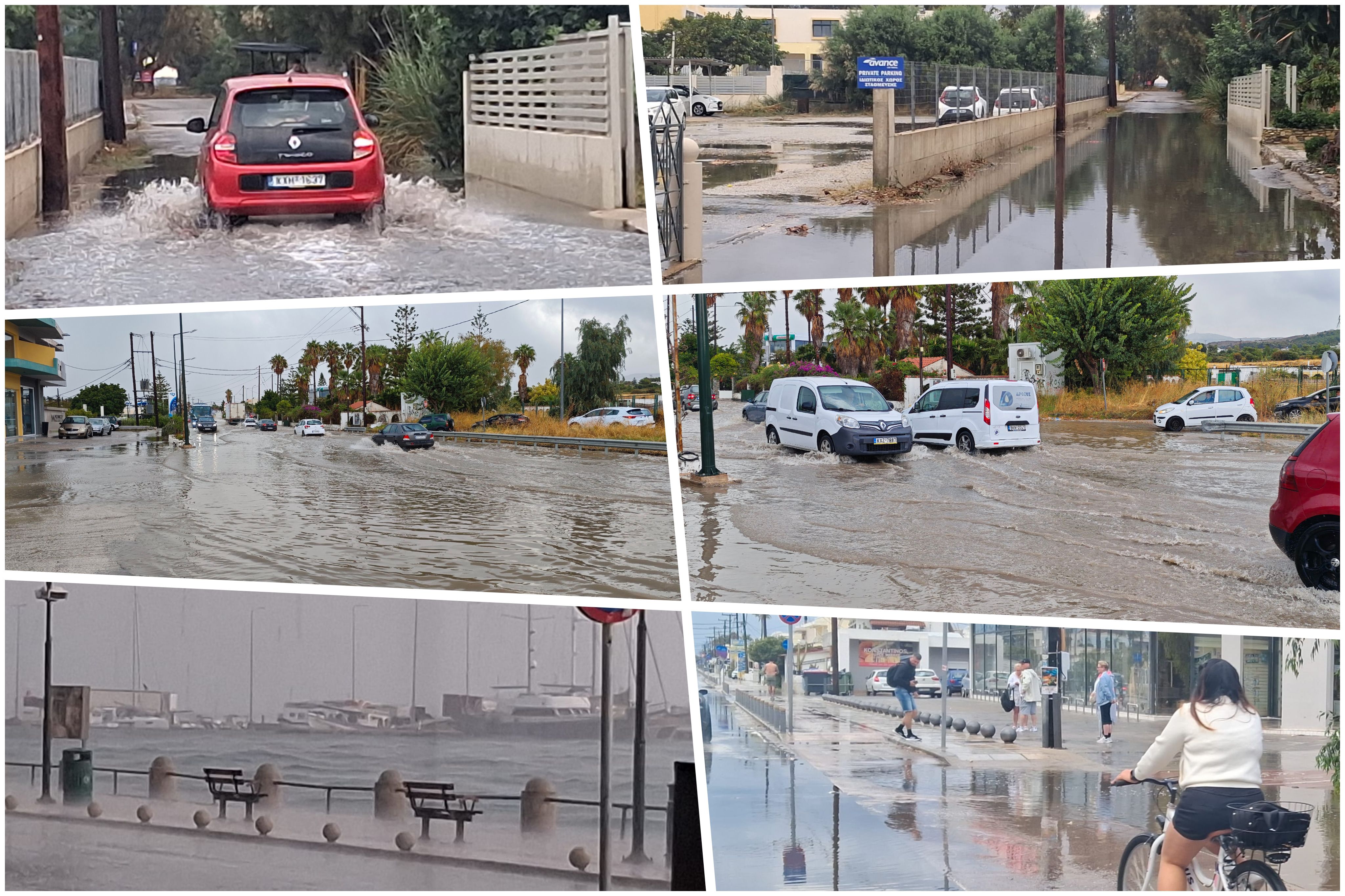 Προβλήματα στην Κω από την πρωινή βροχόπτωση